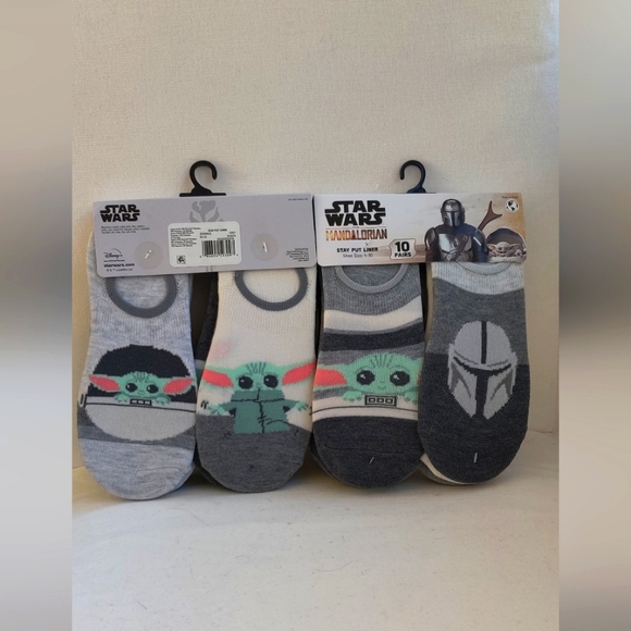 Star Wars Mandalorian Baby Yoda Ankle Socks Set - Picture 1 of 4